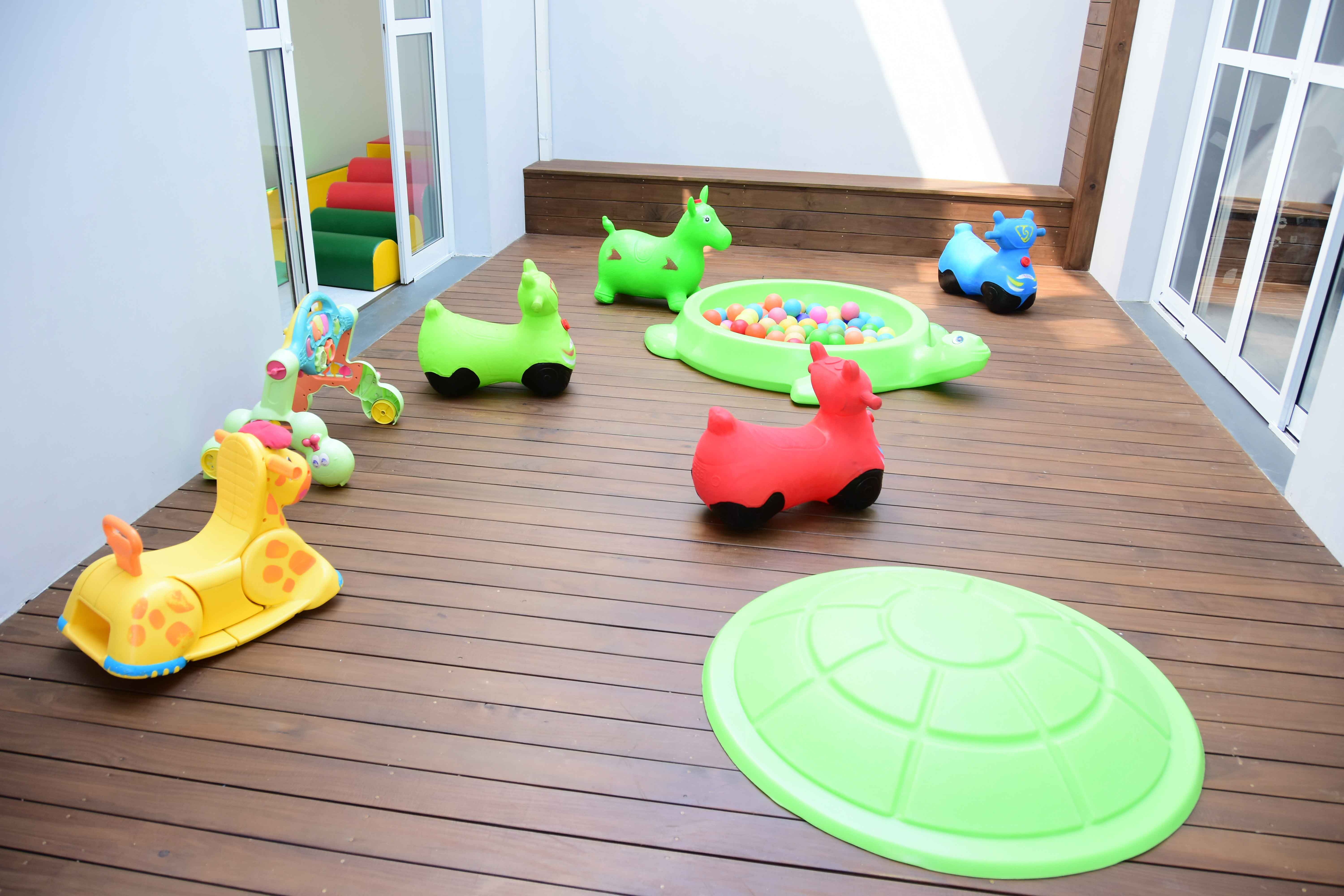 Deck de atividades externas